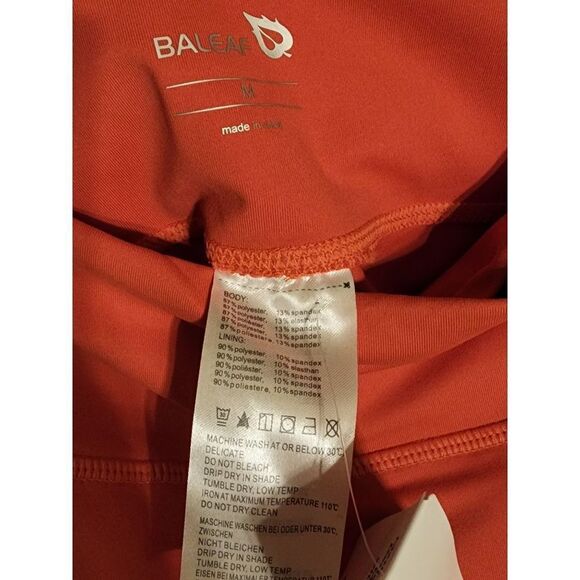 Baleaf Athletic Shorts, 5" Inseam, Size M - Picture 6 of 8